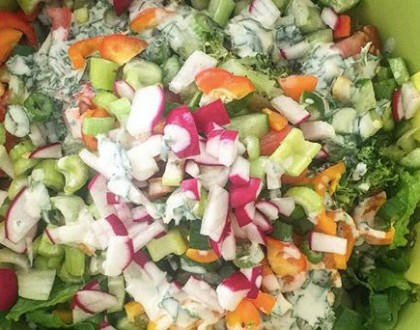 Super Salad with Grilled Chicken