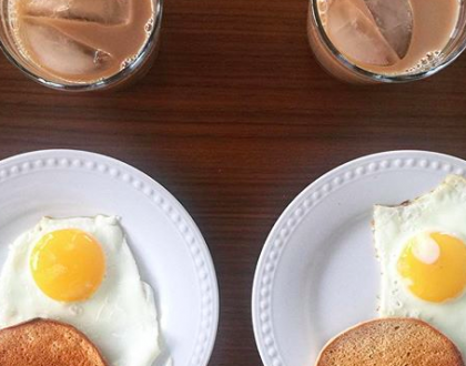 Symmetrical Fried Egg Breakfast